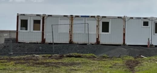 SELT / SOLD - Vinnubúðir - gámahús - 7 hýsi
