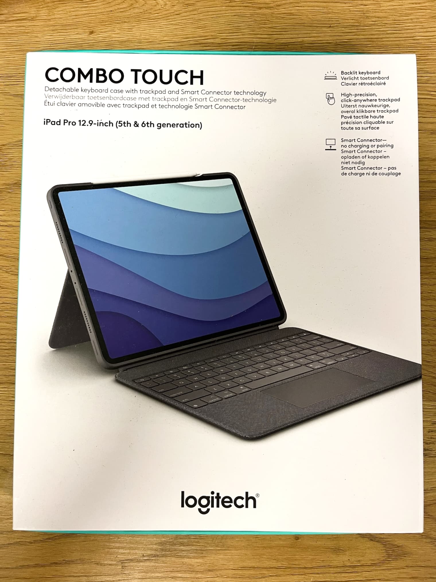 Logitech Combo Touch lyklaborðshulstur fyrir iPad Pro 12,9/13" (11 stk.)
