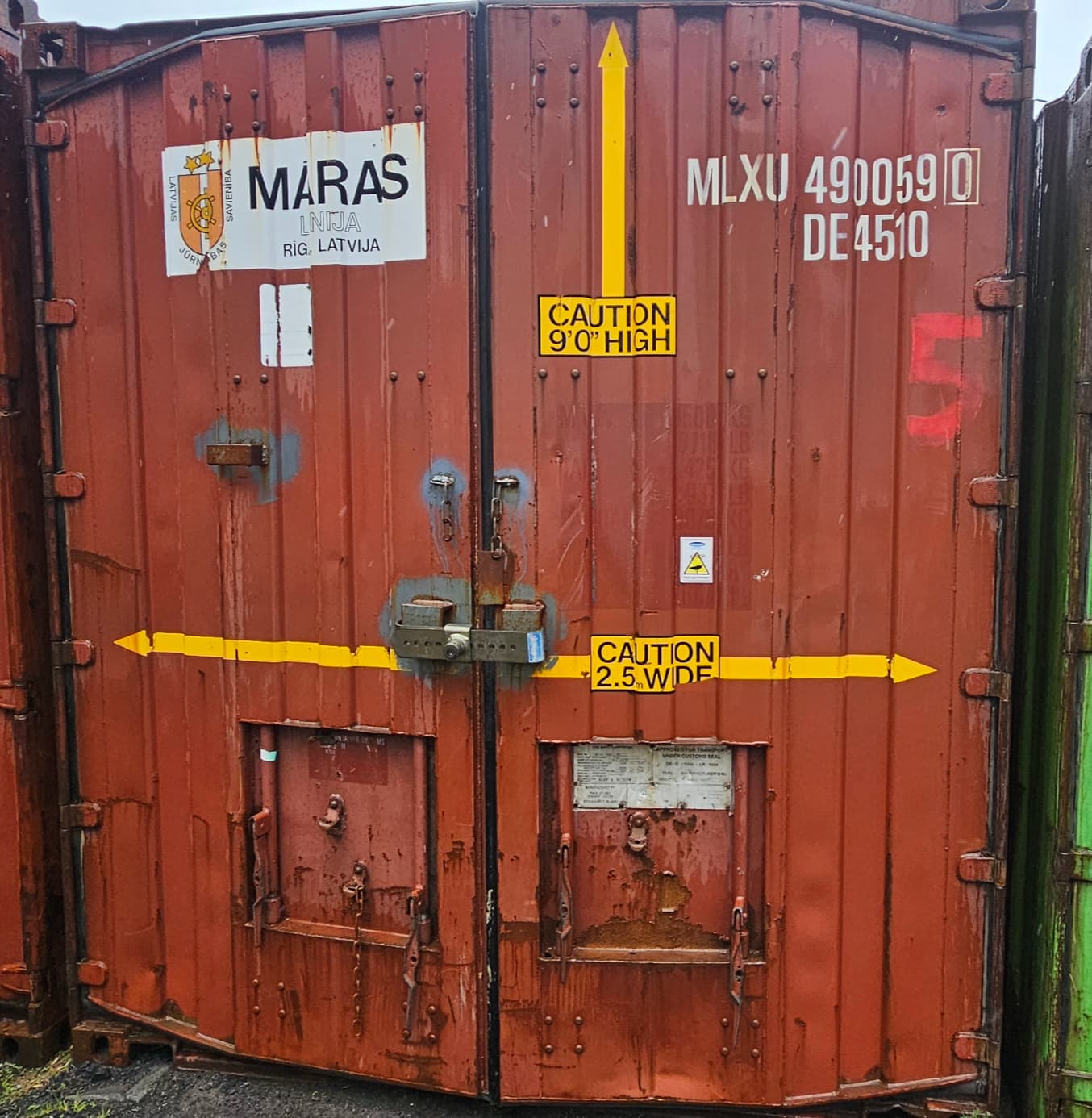 SELT / SOLD - Gámur SV 2 - 40 fet.  Nr. 490059