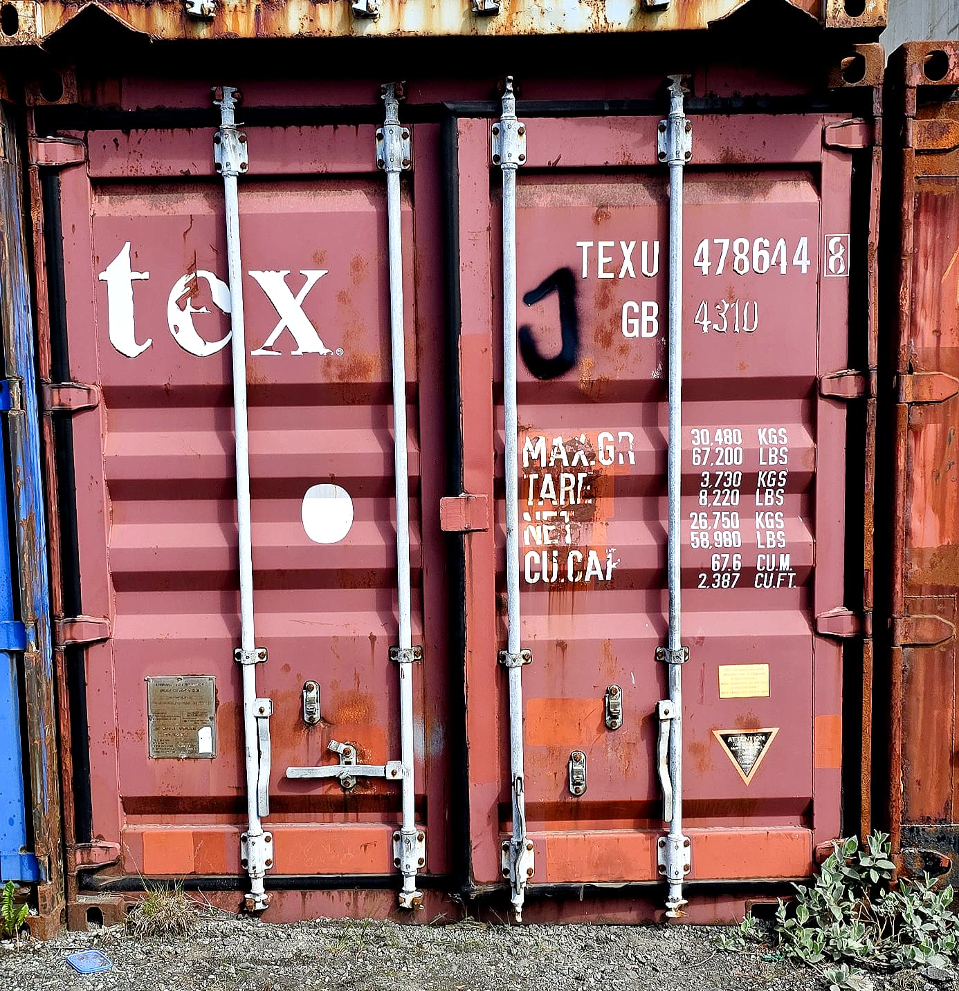 SELT / SOLD - Gámur, 40 fet. Pnr. 220 Nr. 478644-8