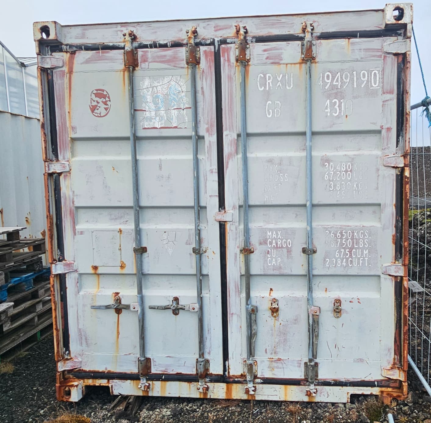SELT / SOLD - Gámur Grindavík - 40 fet. Nr. 949190