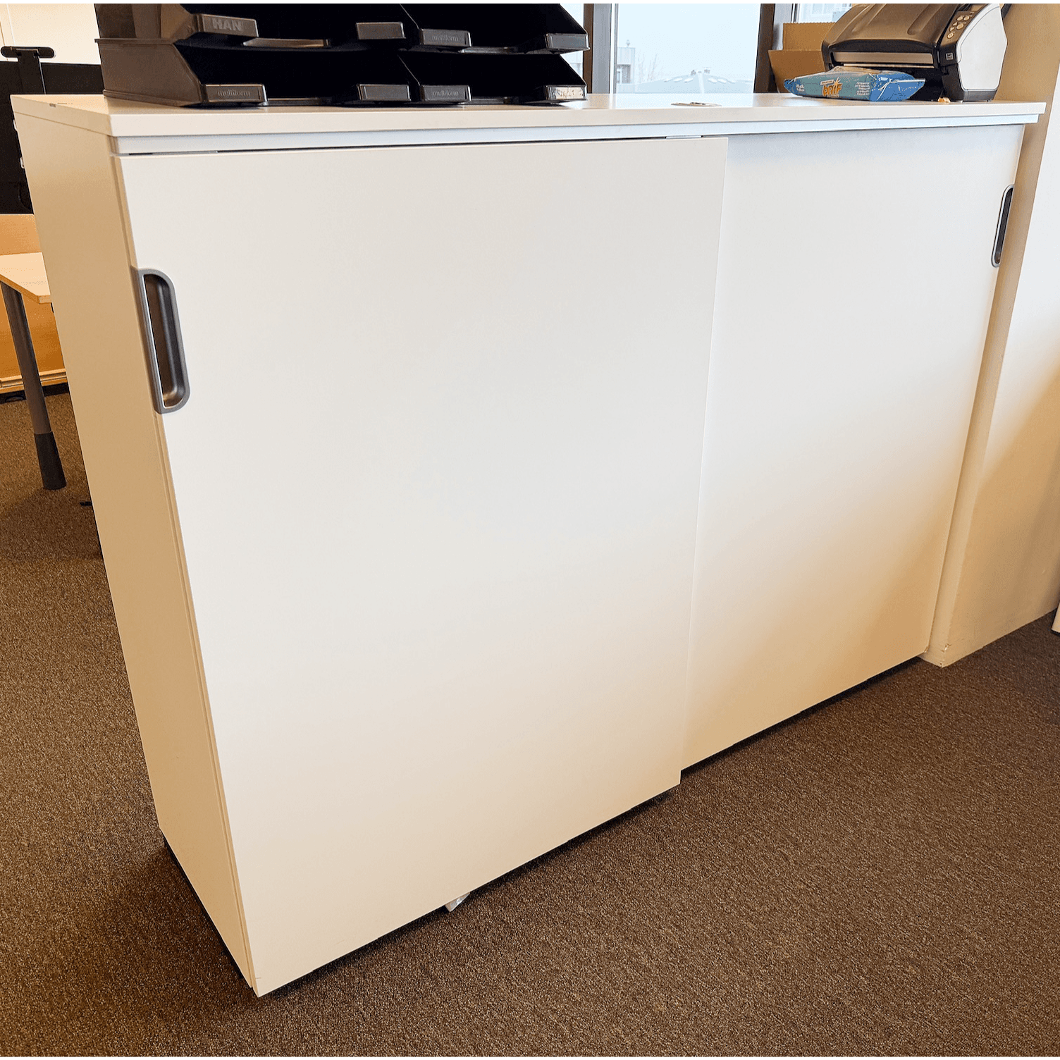 IKEA skápur m. rennihurð, B160sm. (13 stk.)