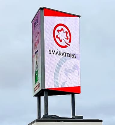 Unilumin utandyra LED skjáir/skilti frá Atenda