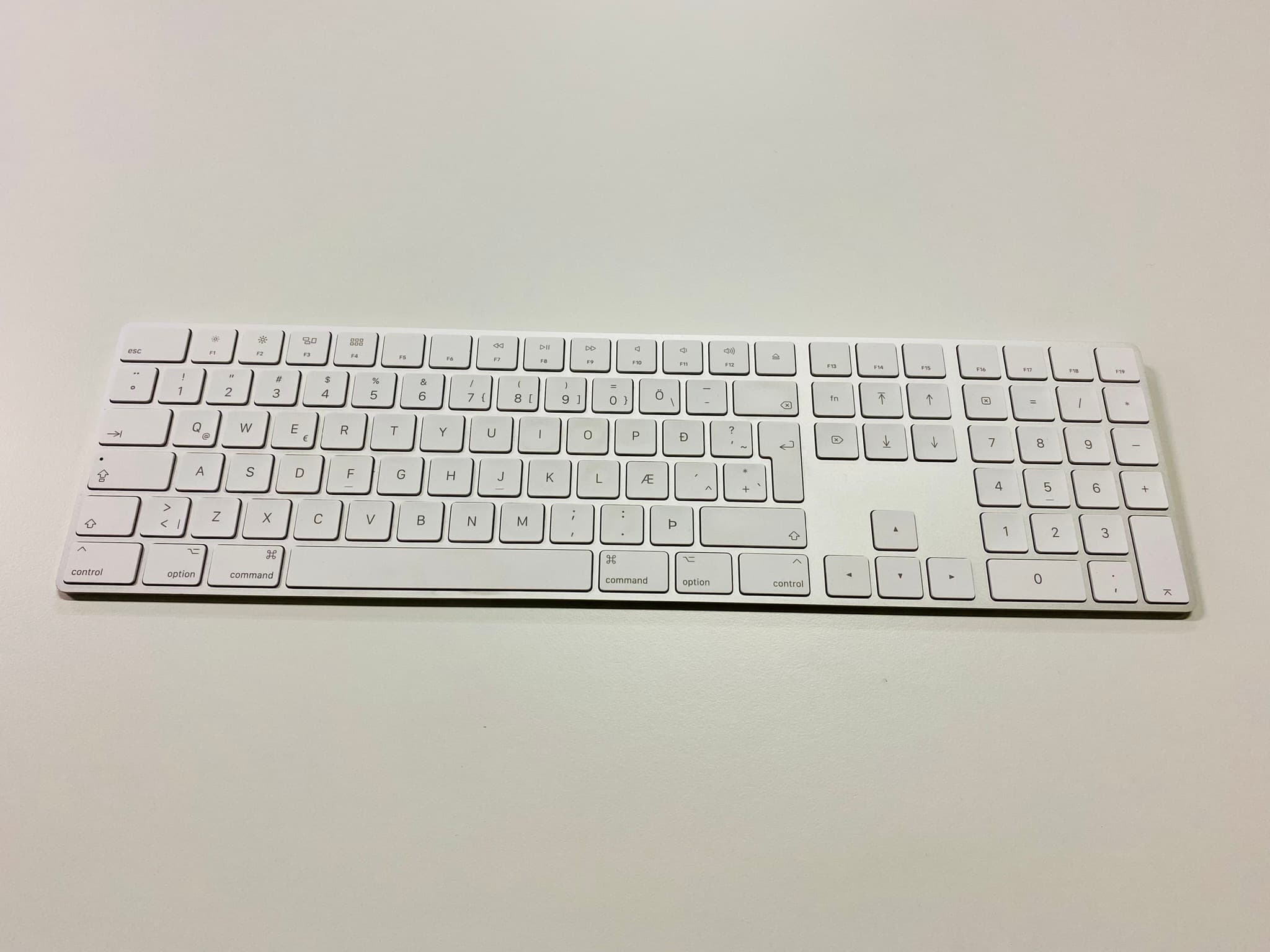 Apple Magic Keyboard með talnaborði