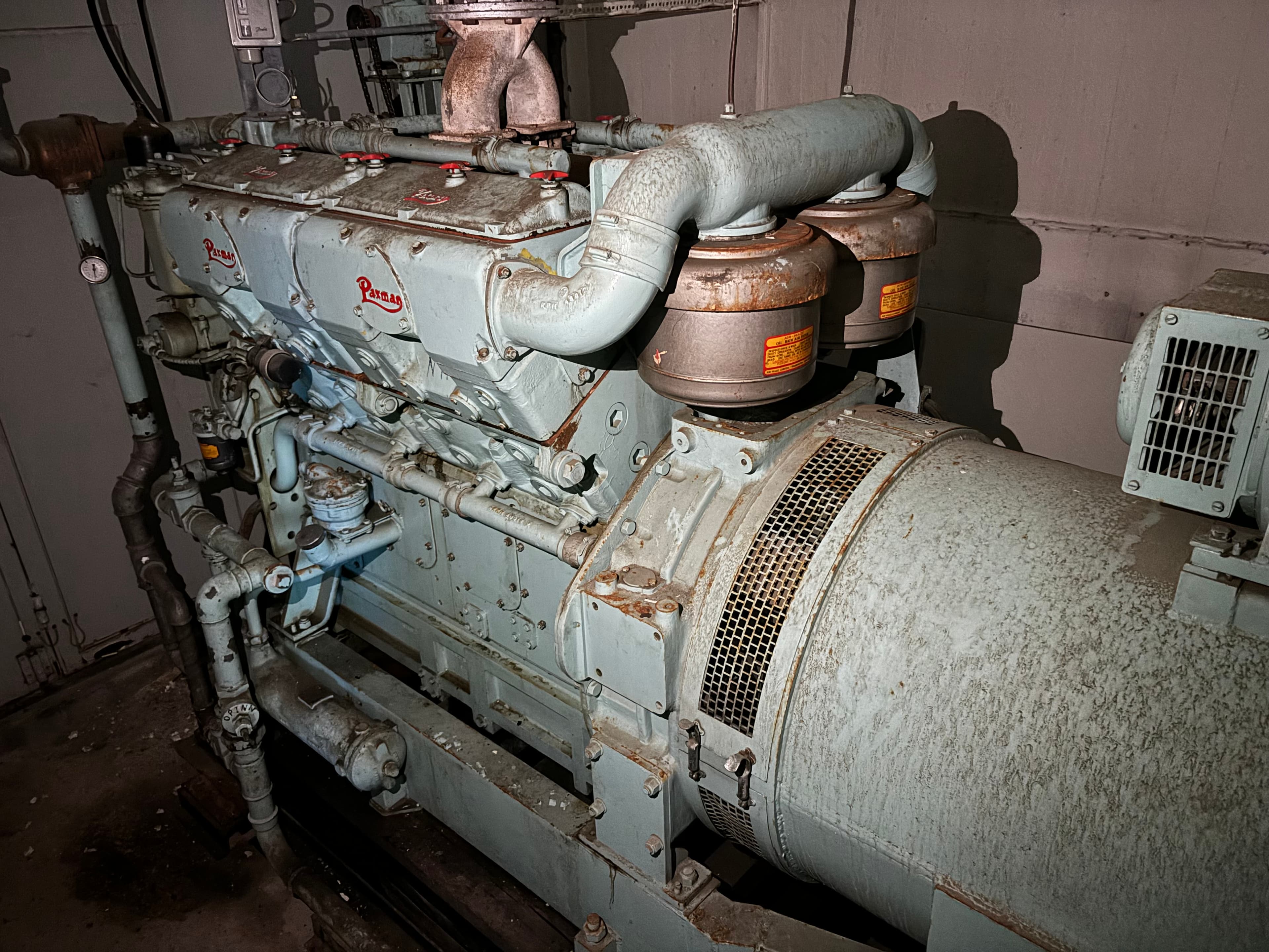 Paxman varaaflsstöð / rafstöð – 230 kVA
