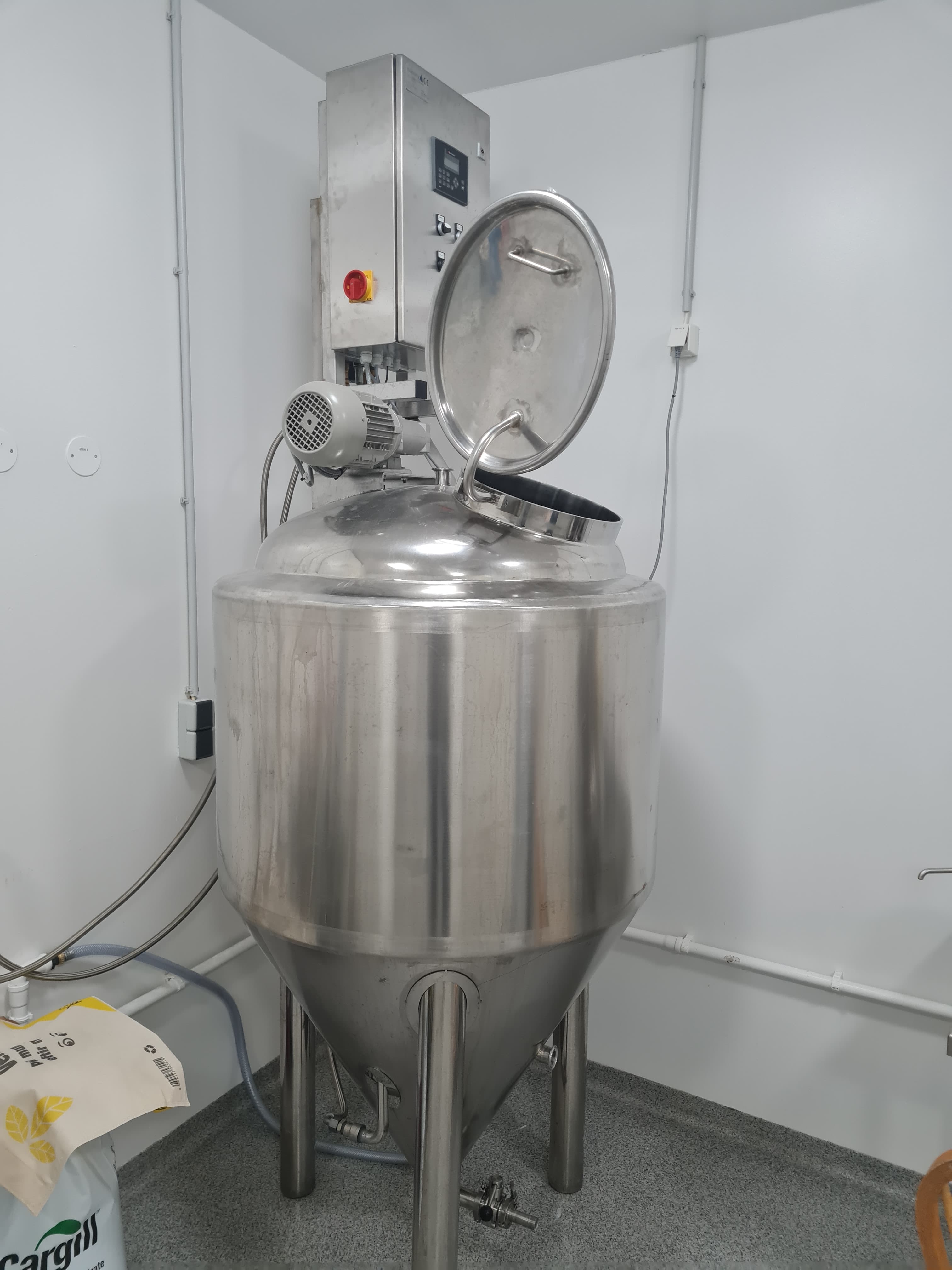 Bjórframleiðsla - ísframleiðsla - blöndunartankur og homogenizer - 350 l