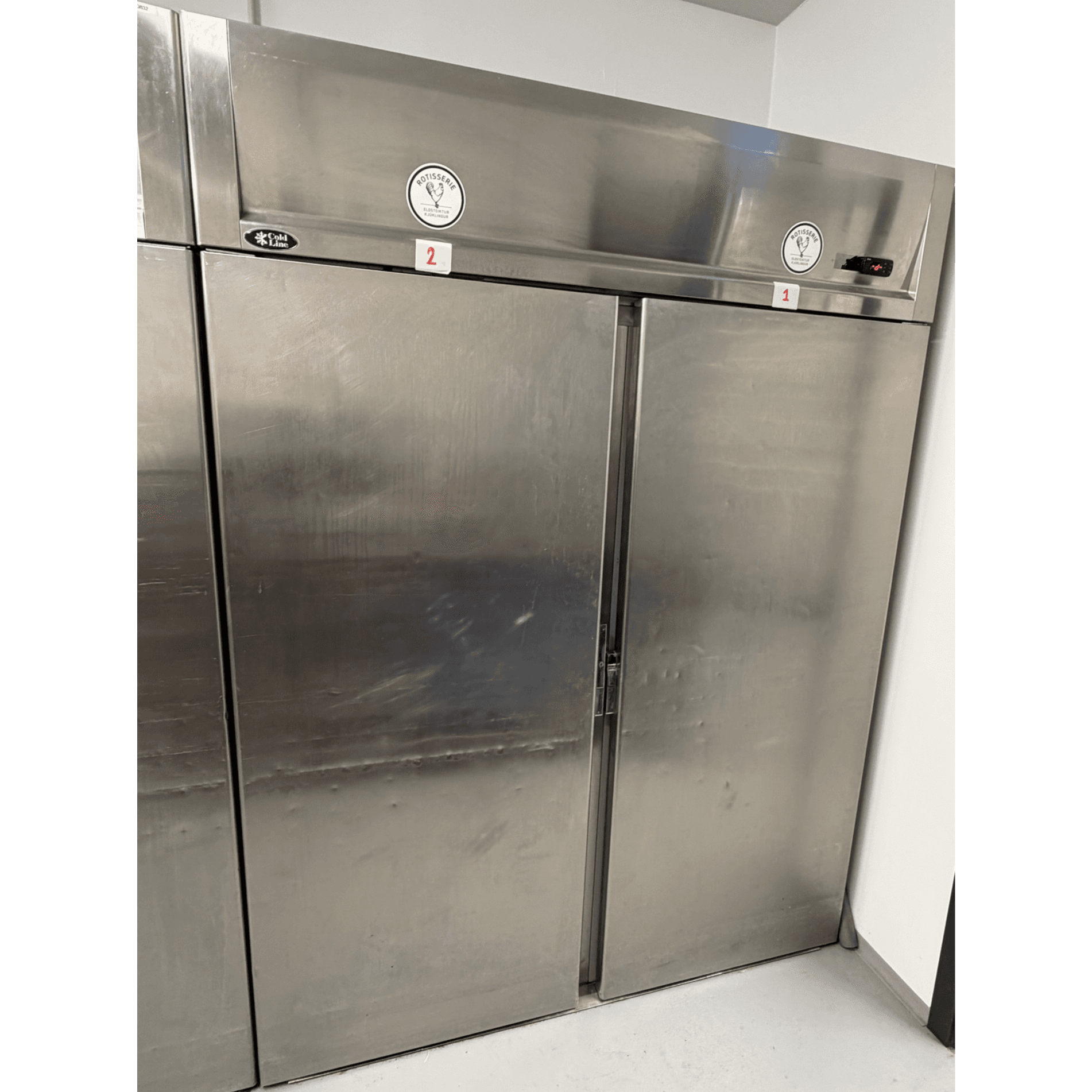 Cold Line kæliskápur frá BVT, 1600ltr. H210 x B150