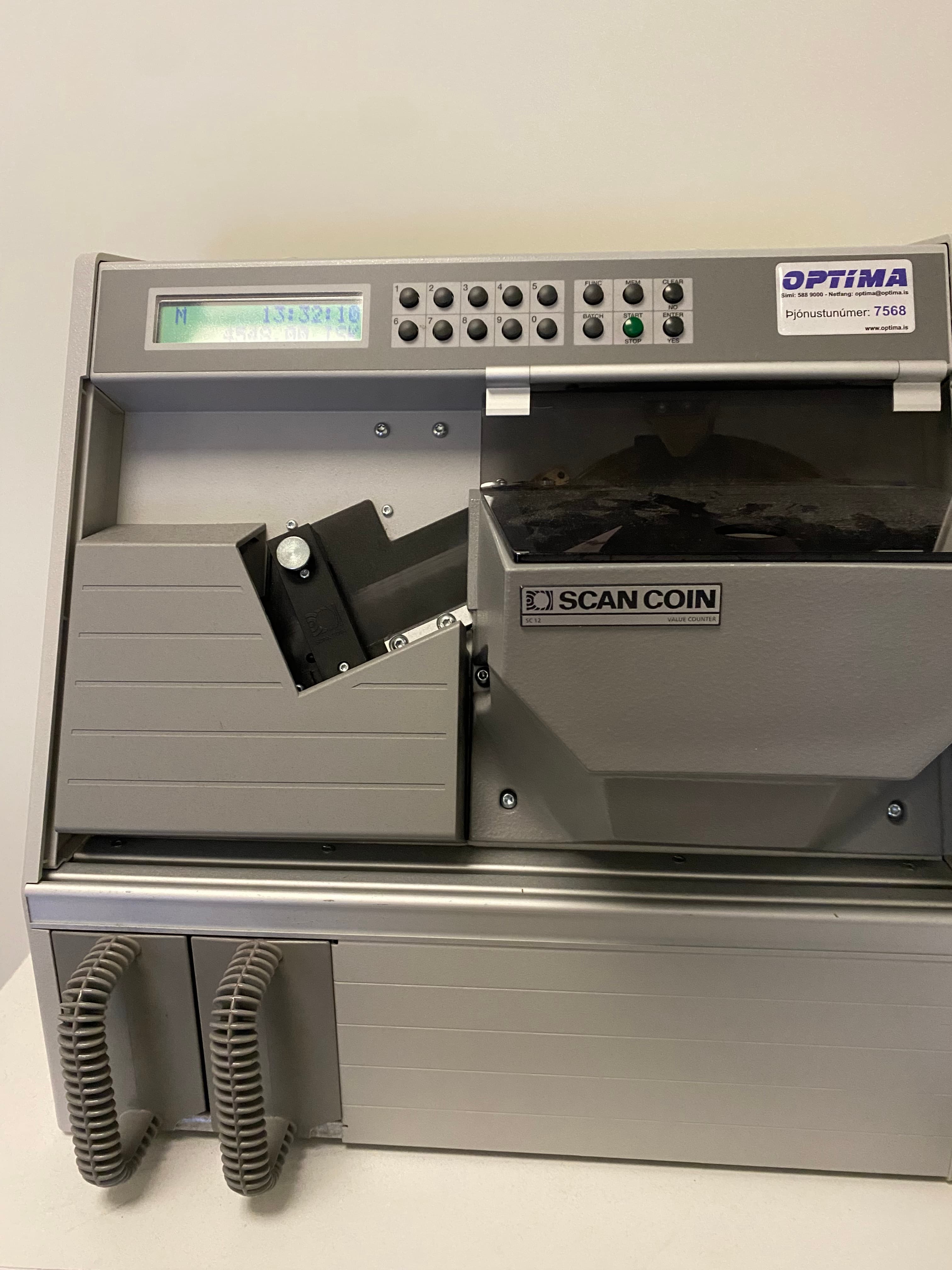 Scan Coin myntteljari og flokkunarvél